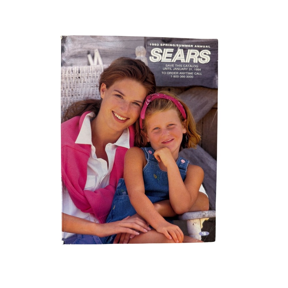 Vintage 1993 Sears Spring Summer Annual Catalog 90s Fashion Home Decor Reference